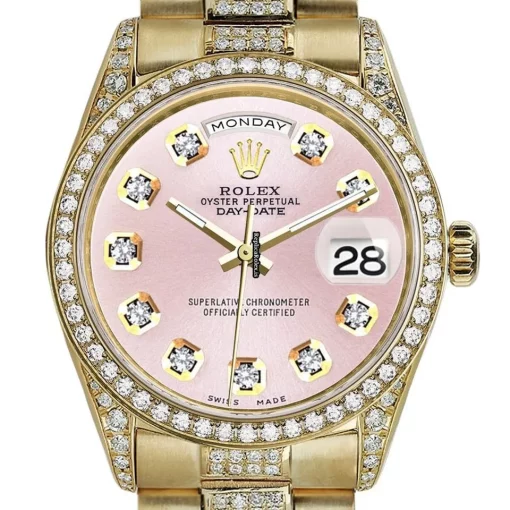 Terrific Imitation Rolex Day-date 36 18038 Automatic Movement Mens/unisex Watch
