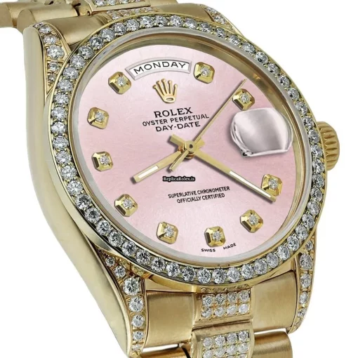 Terrific Imitation Rolex Day-date 36 18038 Automatic Movement Mens/unisex Watch - Image 4