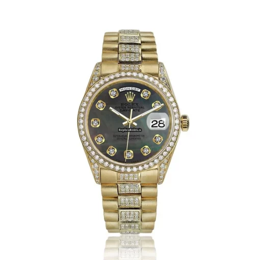 Neat Fake Rolex Day-date 36 18038 Automatic Movement Mens/unisex Watch - Image 2