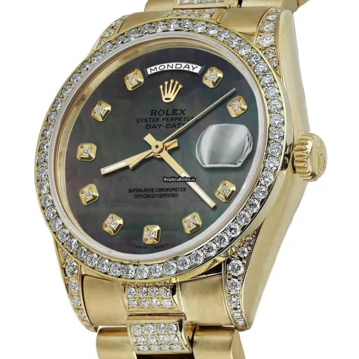 Neat Fake Rolex Day-date 36 18038 Automatic Movement Mens/unisex Watch - Image 5