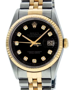 1:1 Clone Rolex Datejust 16013 Caliber 3035 Automatic Movement 36mm Gold/steel Case Mens/unisex Watch