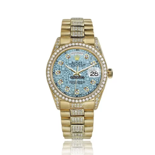 Affordable Replica Rolex Day-date 36 18038 Automatic Movement Mens/unisex Watch - Image 2