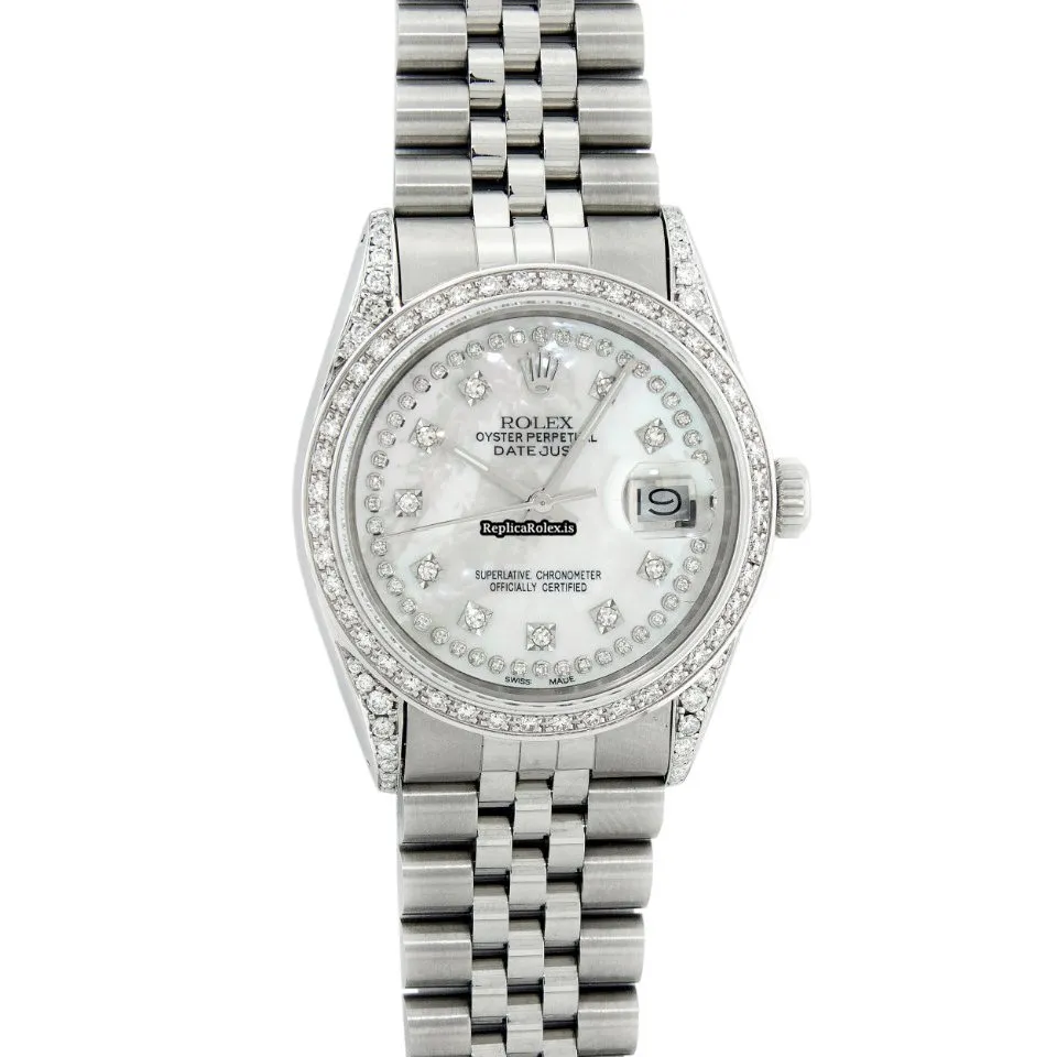 Suitable Replica Rolex Datejust 16030 Caliber 3035 Automatic Movement 36mm Steel Case Mens/unisex Watch - Image 2