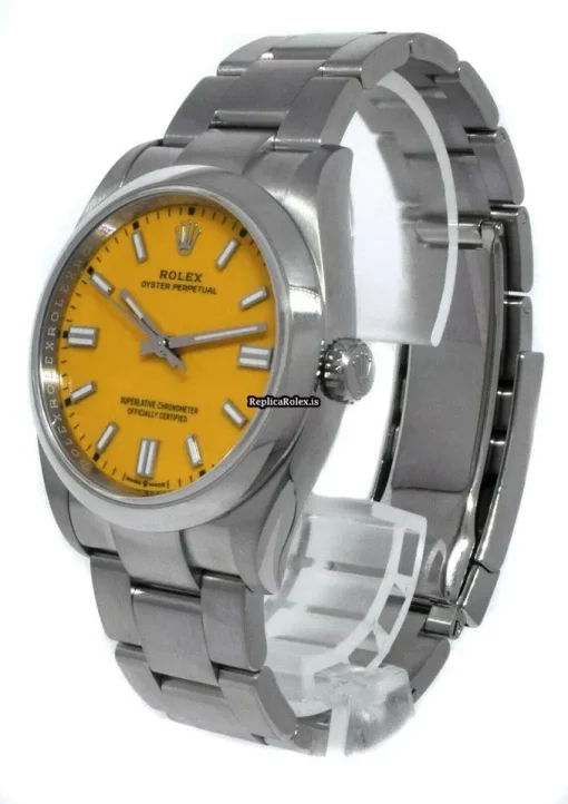 Incredible Replica Rolex Oyster Perpetual 36 126000 Automatic Movement 36mm Steel Case Watch - Image 10