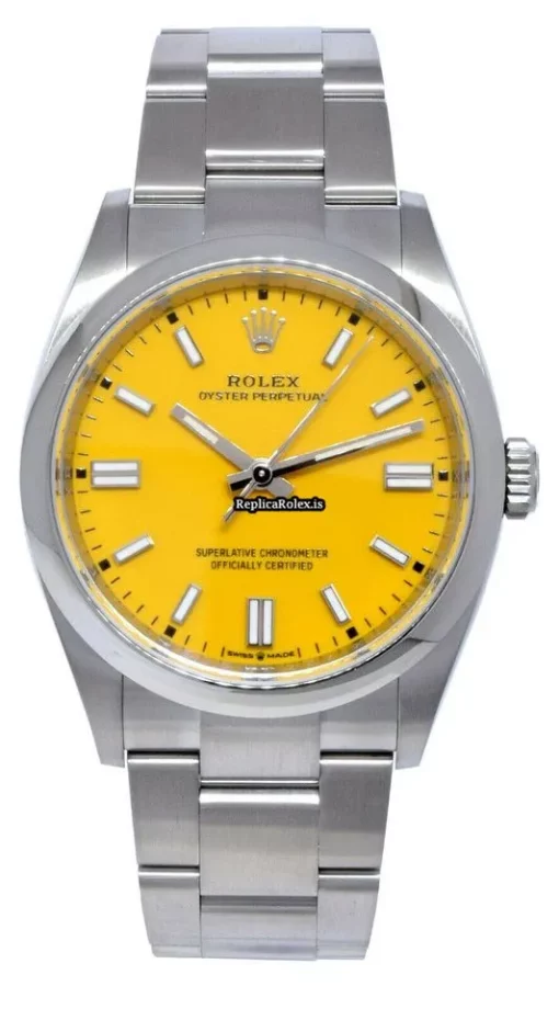 Incredible Replica Rolex Oyster Perpetual 36 126000 Automatic Movement 36mm Steel Case Watch - Image 12