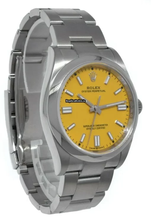 Incredible Replica Rolex Oyster Perpetual 36 126000 Automatic Movement 36mm Steel Case Watch - Image 7