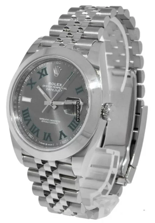 Attractive Fake Rolex Datejust 126300 Automatic Movement 41mm Steel Case Watch - Image 10