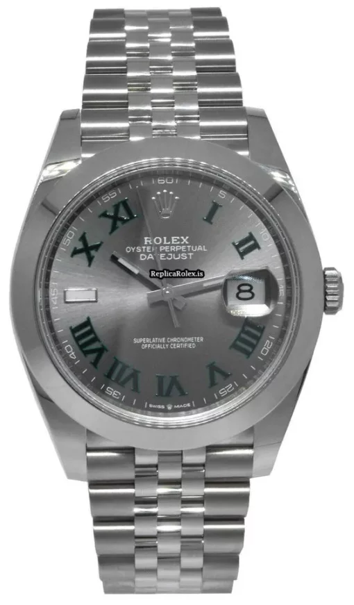Attractive Fake Rolex Datejust 126300 Automatic Movement 41mm Steel Case Watch - Image 2