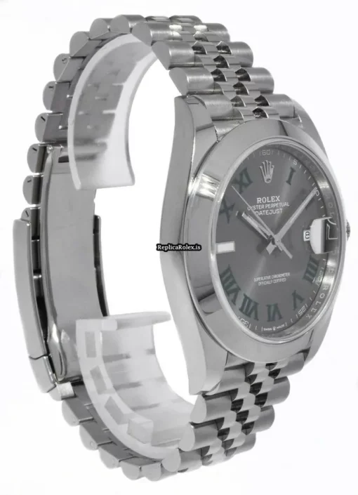 Attractive Fake Rolex Datejust 126300 Automatic Movement 41mm Steel Case Watch - Image 7