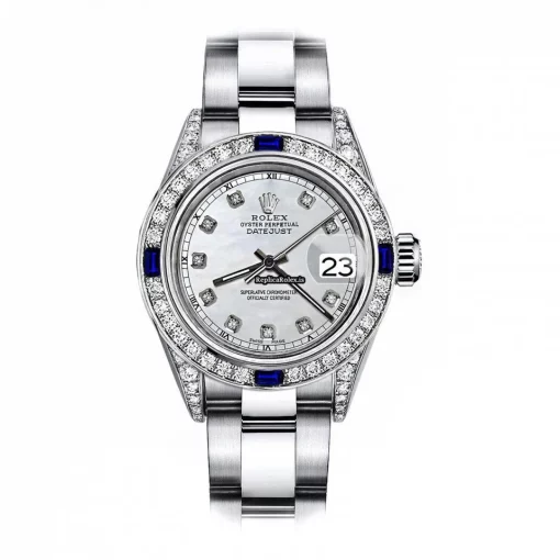 Excellent Replicas Rolex Oyster Perpetual Lady Date 69160 Automatic Movement 26mm Steel Case Womens Watch