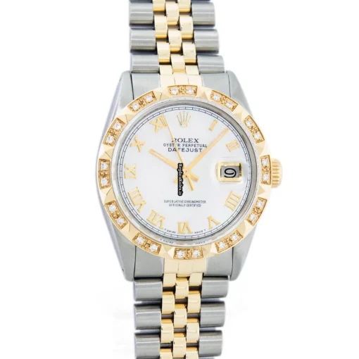 Superior Replica Rolex Datejust 16013 Caliber 3035 Automatic Movement 36mm Gold/steel Case Mens/unisex Watch - Image 2