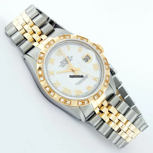 Superior Replica Rolex Datejust 16013 Caliber 3035 Automatic Movement 36mm Gold/steel Case Mens/unisex Watch - Image 3