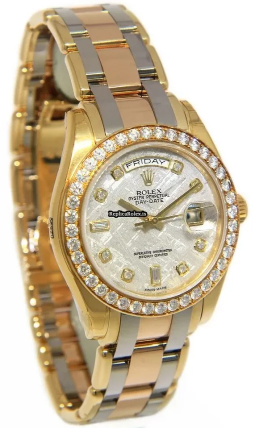 Exquisite Fake Rolex Day-date 18948 Automatic Movement 39mm Yellow Gold Case Mens/unisex Watch - Image 4