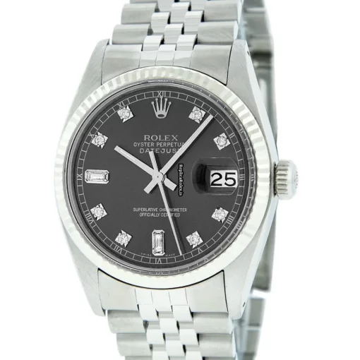 Aaa Fake Rolex Datejust 16014 Caliber 3035 Automatic Movement 36mm Steel Case Mens/unisex Watch - Image 2