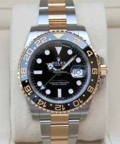 Defect Replica Rolex Gmt-master II 116713ln Automatic Movement 40mm Gold/steel Case Mens/unisex Watch