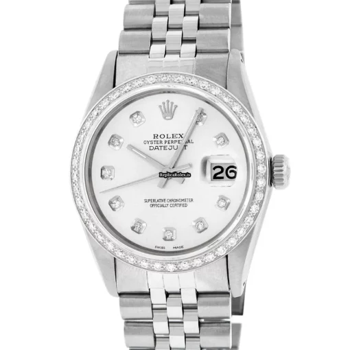 Remarkable Replica Rolex Datejust Caliber 3035 Automatic Movement 36mm Steel Case Mens/unisex Watch - Image 2