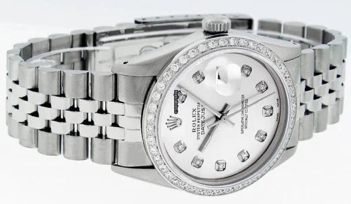 Remarkable Replica Rolex Datejust Caliber 3035 Automatic Movement 36mm Steel Case Mens/unisex Watch - Image 3