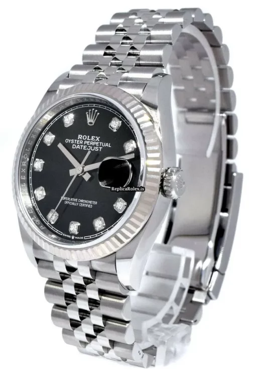 Durable Fake Rolex Datejust 126234 Automatic Movement 36mm Steel Case Mens/unisex Watch - Image 3