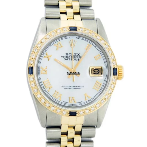 Superb Fakes Rolex Datejust 16013 Caliber 3035 Automatic Movement 36mm Gold/steel Case Mens/unisex Watch