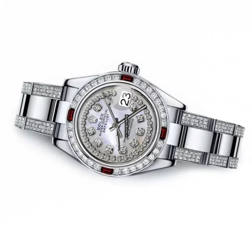 Trustworthy Replica Rolex Lady-datejust 68274 Automatic Movement 31mm Steel Case Womens Watch - Image 2