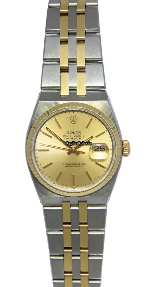 Top Replica Rolex Datejust Oysterquartz 17013 Quartz Movement Watch - Image 12