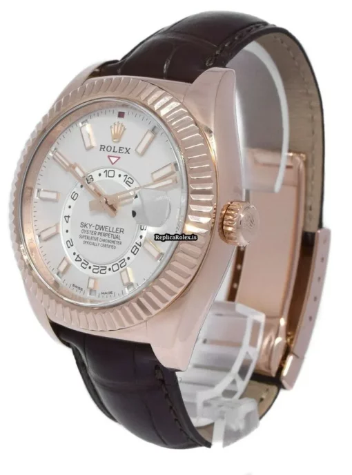 Quality Clone Rolex Sky-dweller 326135 Automatic Movement 42mm Rose Gold Case Mens/unisex Watch - Image 11