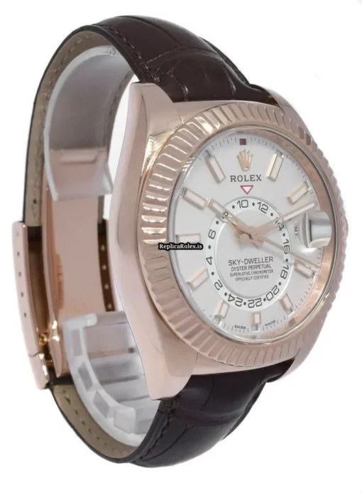 Quality Clone Rolex Sky-dweller 326135 Automatic Movement 42mm Rose Gold Case Mens/unisex Watch - Image 8