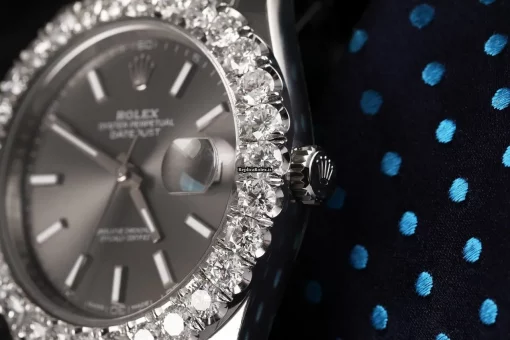 Cool Replica Rolex Datejust 126300rsj Automatic Movement 41mm Steel Case Mens/unisex Watch - Image 3