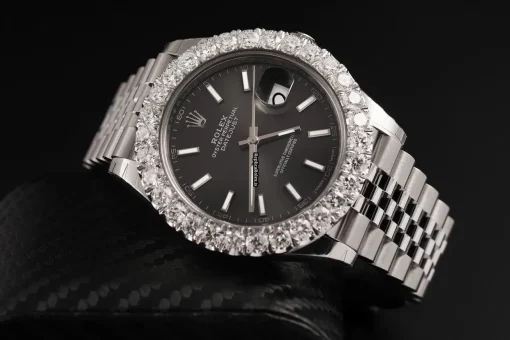 Cool Replica Rolex Datejust 126300rsj Automatic Movement 41mm Steel Case Mens/unisex Watch - Image 4