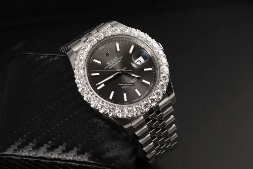 Cool Replica Rolex Datejust 126300rsj Automatic Movement 41mm Steel Case Mens/unisex Watch - Image 5