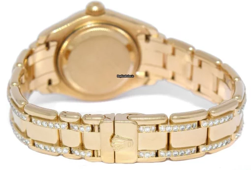 Incredible Replica Rolex Lady-datejust Pearlmaster 80298 Automatic Movement 29mm Yellow Gold Case Womens Watch - Image 6