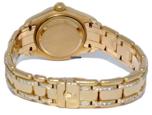 Incredible Replica Rolex Lady-datejust Pearlmaster 80298 Automatic Movement 29mm Yellow Gold Case Womens Watch - Image 7