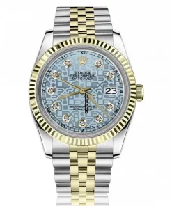 Attractive Fake Rolex Lady-datejust 69173 Automatic Movement 26mm Gold/steel Case Womens Watch