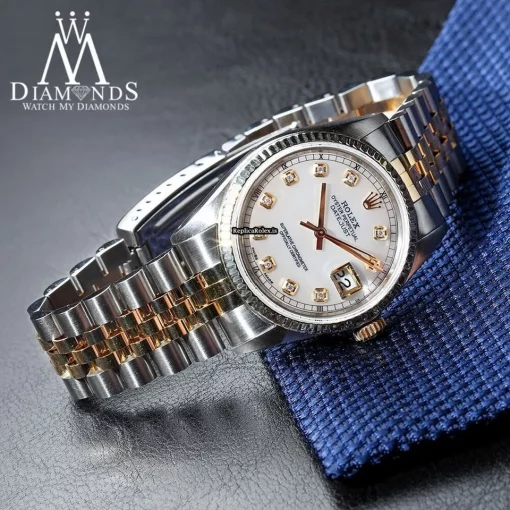 Amazing Copy Rolex Datejust 16013 Automatic Movement 36mm Gold/steel Case Mens/unisex Watch - Image 6