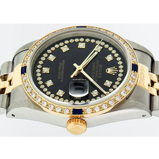 Incredible Replica Rolex Datejust 16013 Caliber 3035 Automatic Movement 36mm Gold/steel Case Mens/unisex Watch - Image 11