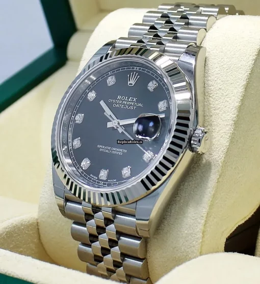 Remarkable Fake Rolex Datejust 126334 Automatic Movement 41mm Steel Case Watch - Image 3
