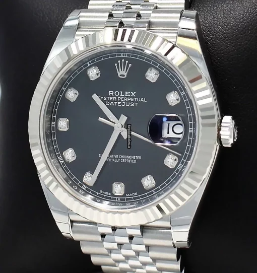 Remarkable Fake Rolex Datejust 126334 Automatic Movement 41mm Steel Case Watch - Image 4