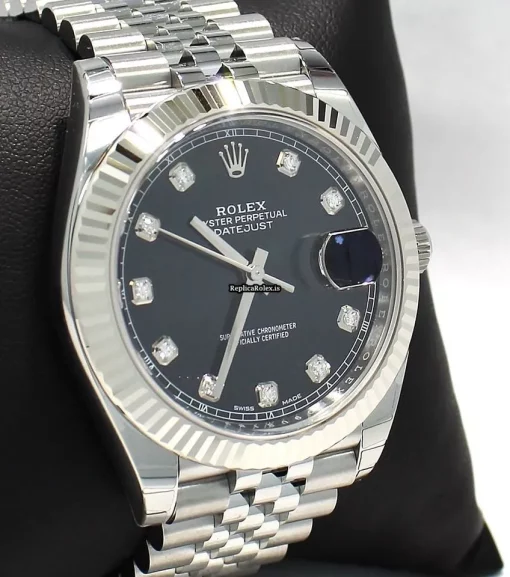 Remarkable Fake Rolex Datejust 126334 Automatic Movement 41mm Steel Case Watch - Image 5