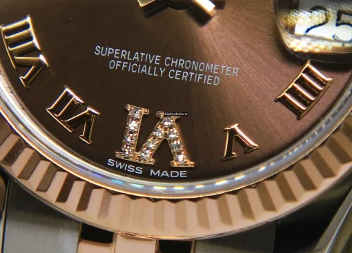 Excellent Knockoff Rolex Lady-datejust 178271 Automatic Movement 31mm Steel Case Womens Watch - Image 5