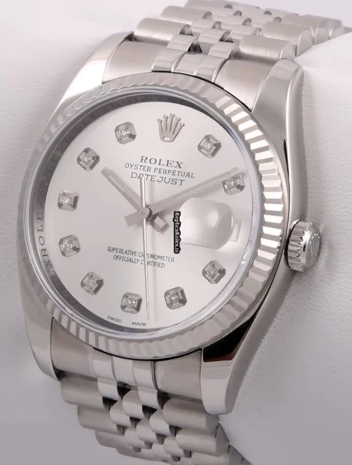 Quality Fakes Rolex Datejust 116234 Automatic Movement 36mm Steel Case Mens/unisex Watch - Image 5