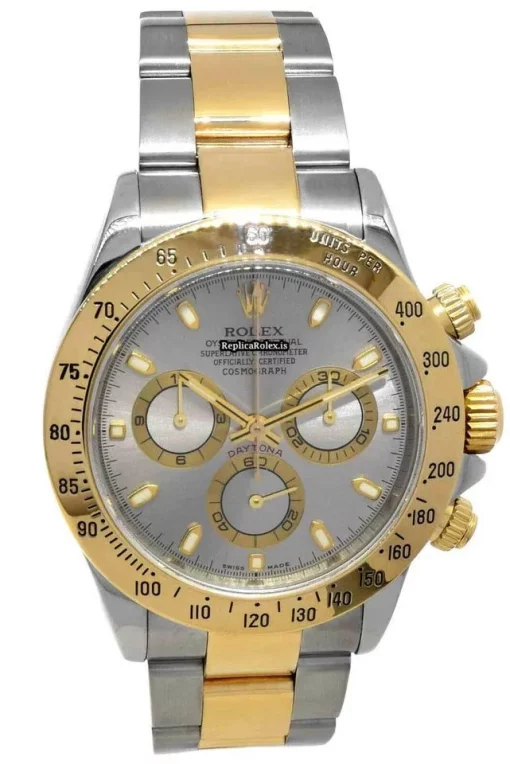 Marvellous Fake Rolex Daytona 116523 Automatic Movement 40mm Gold/steel Case Watch - Image 2