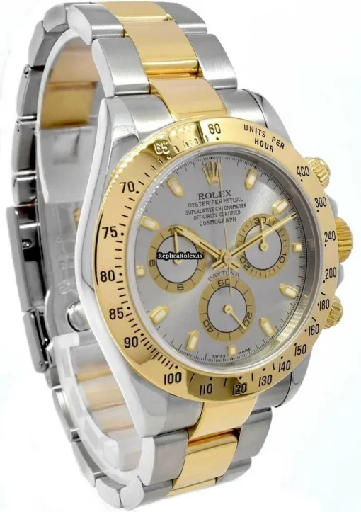 Marvellous Fake Rolex Daytona 116523 Automatic Movement 40mm Gold/steel Case Watch - Image 4