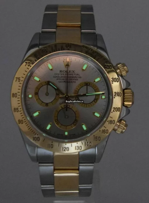 Marvellous Fake Rolex Daytona 116523 Automatic Movement 40mm Gold/steel Case Watch - Image 8
