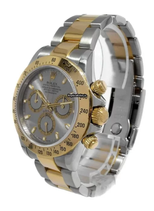 Marvellous Fake Rolex Daytona 116523 Automatic Movement 40mm Gold/steel Case Watch - Image 9