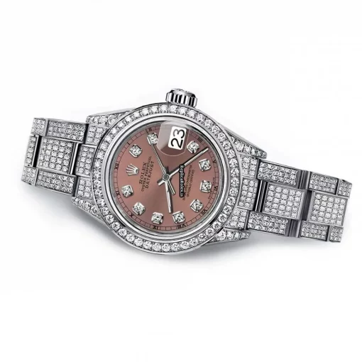 Aaa Copy Rolex Oyster Perpetual Lady Date 69160 Automatic Movement 26mm Steel Case Womens Watch - Image 2