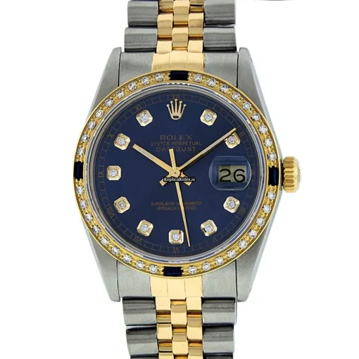 Wonderful Clone Rolex Datejust 16013 Caliber 3035 Automatic Movement 36mm Gold/steel Case Mens/unisex Watch - Image 2