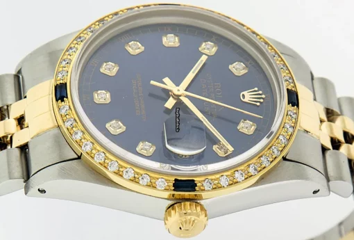 Wonderful Clone Rolex Datejust 16013 Caliber 3035 Automatic Movement 36mm Gold/steel Case Mens/unisex Watch - Image 9