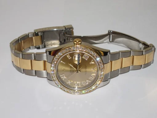 Appealing Fake Rolex Datejust II Self Winding Automatic 41mm Gold/steel Case Mens/unisex Watch - Image 3
