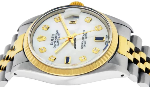 Good Replica Rolex Datejust 16013 Caliber 3035 Automatic Movement 36mm Gold/steel Case Mens/unisex Watch - Image 10