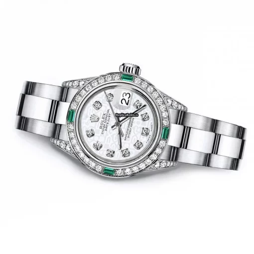 Attractive Replica Rolex Lady-datejust 68273 Automatic Movement 31mm Steel Case Womens Watch - Image 2